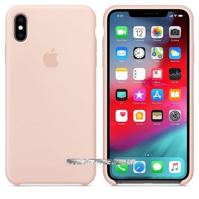 Силиконовый чехол-накладка для Apple iPhone XS Max Silicone Case Pink Sand (MTFD2)