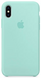 Силиконовый матовый чехол Apple для iPhone X / XS Silicone Case - Marine Green (MRRE2LL/A)
