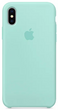 Силиконовый матовый чехол для Apple iPhone X / XS Silicone Case - Marine Green (MRRE2LL/A)