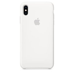 Силиконовый чехол-накладка для Apple iPhone XS Max Silicone Case White (MRWF2)