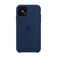 Силиконовый чехол AnySmart Silicone Case Midnight Blue для iPhone 12 | 12 Pro (OEM)