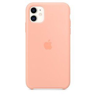 Силиконовый чехол AnySmart Silicone Case Grapefruit для iPhone 11 (OEM)