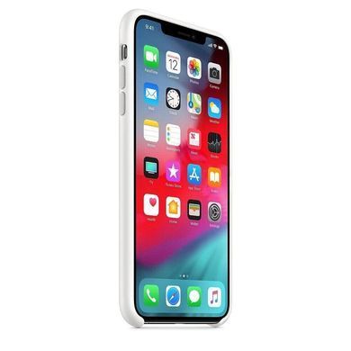 Силиконовый чехол Apple для iPhone XS Max Silicone Case White (MRWF2)