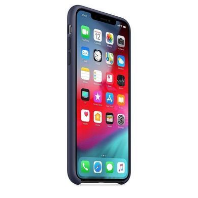 Силиконовый чехол-накладка-накладка AnySmart для iPhone XS Max Silicone Case Midnight Blue