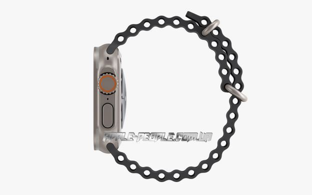 Apple Watch Ultra 3 GPS + Cellular 49mm Black Titanium Case with Black Ocean Band (MF0J4)