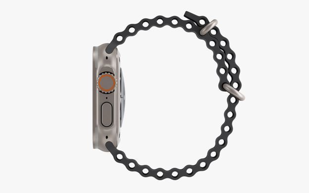 Apple Watch Ultra 3 GPS + Cellular 49mm Black Titanium Case with Black Ocean Band (MF0J4)