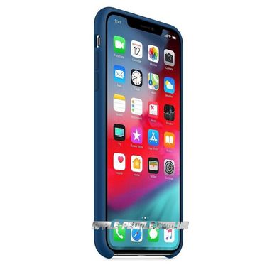 Силиконовый чехол-накладка для Apple iPhone XS Max Silicone Case Blue Horizon (MTFE2)