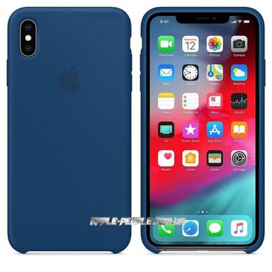 Силиконовый чехол-накладка для Apple iPhone XS Max Silicone Case Blue Horizon (MTFE2)