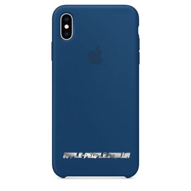 Силиконовый чехол-накладка для Apple iPhone XS Max Silicone Case Blue Horizon (MTFE2)