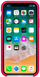 Силиконовый матовый чехол Apple для iPhone X / XS Silicone Case - Rose Red (MQT82LL/A)