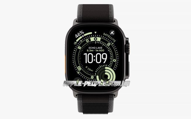 Apple Watch Ultra 3 GPS + Cellular 49mm Black Titanium Case with Black Alpine Loop - Large (MF0X4)