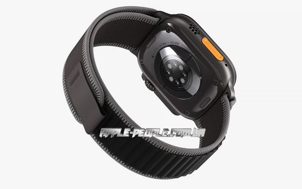 Apple Watch Ultra 3 GPS + Cellular 49mm Black Titanium Case with Black Alpine Loop - Large (MF0X4)