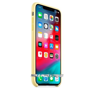 Силиконовый чехол Apple для iPhone XS Max Silicone Case Mellow Yellow (MUJR2)