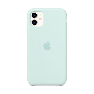 Силиконовый чехол AnySmart Silicone Case Seafoam для iPhone 11 (OEM)