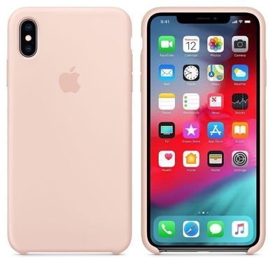 Силиконовый чехол-накладка-накладка AnySmart для iPhone XS Max Silicone Case Pink Sand