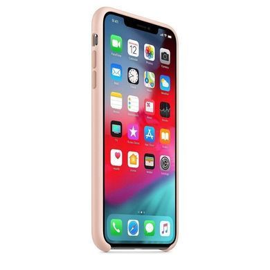 Силиконовый чехол-накладка-накладка AnySmart для iPhone XS Max Silicone Case Pink Sand