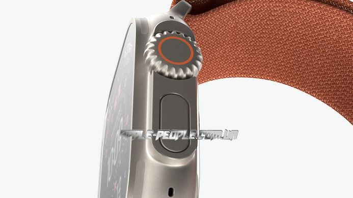 Apple Watch Ultra 3 GPS + Cellular 49mm Black Titanium Case with Terra Cotta Alpine Loop - Large (MF254+MG9F4)