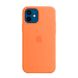 Cиликоновый чехол AnySmart Silicone Case MagSafe Kumquat для iPhone 12 | 12 Pro (OEM)