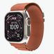 Apple Watch Ultra 3 GPS + Cellular 49mm Black Titanium Case with Terra Cotta Alpine Loop - Large (MF254+MG9F4)