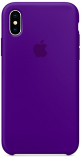 Силиконовый матовый чехол для Apple iPhone X / XS Silicone Case - Ultra Violet (MQT72LL/A)