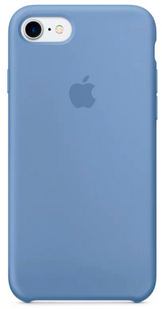 Силиконовый чехол-накладка для Apple iPhone 8 / 7 Silicone Case - Azure (MQ0J2)