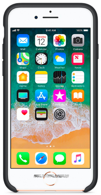 Панель для Apple iPhone 8 / 7 Silicone Case - Black