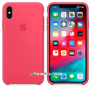 Силиконовый чехол-накладка для Apple iPhone XS Max Silicone Case Hibiscus (MUJP2)