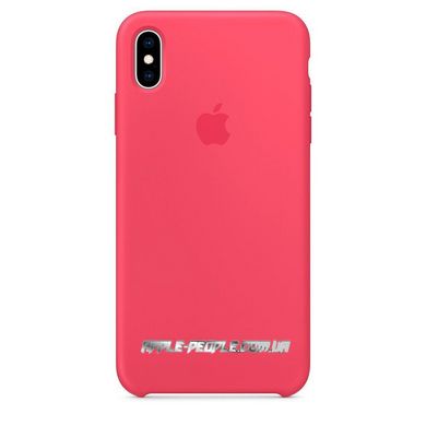 Силиконовый чехол-накладка для Apple iPhone XS Max Silicone Case Hibiscus (MUJP2)