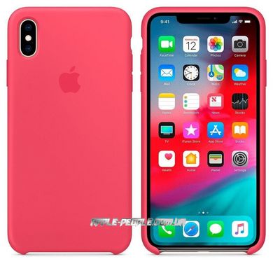 Силиконовый чехол-накладка для Apple iPhone XS Max Silicone Case Hibiscus (MUJP2)