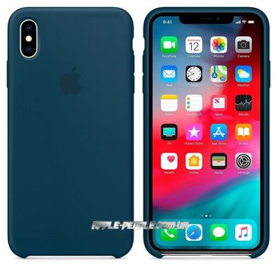 Силиконовый чехол-накладка для Apple iPhone XS Max Silicone Case Pacific Green (MUJQ2)