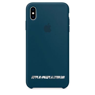 Силиконовый чехол-накладка для Apple iPhone XS Max Silicone Case Pacific Green (MUJQ2)