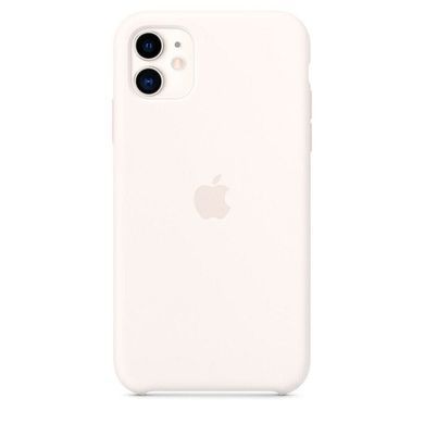 Силиконовый чехол AnySmart Silicone Case White для iPhone 11 (OEM)