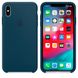 Силиконовый чехол-накладка для Apple iPhone XS Max Silicone Case Pacific Green (MUJQ2)