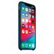 Силиконовый чехол-накладка для Apple iPhone XS Max Silicone Case Pacific Green (MUJQ2)