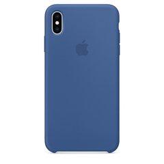 Силиконовый чехол-накладка для Apple iPhone XS Max Silicone Case Delft Blue (MVF62)
