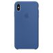 Силиконовый чехол-накладка для Apple iPhone XS Max Silicone Case Delft Blue (MVF62)