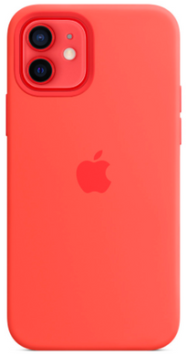 Силиконовый чехол Apple Silicone Case with MagSafe Pink Citrus для iPhone 12 | 12 Pro (MHL03)