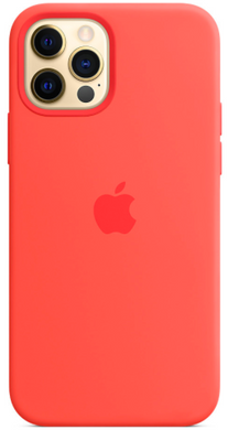 Силиконовый чехол Apple Silicone Case with MagSafe Pink Citrus для iPhone 12 | 12 Pro (MHL03)