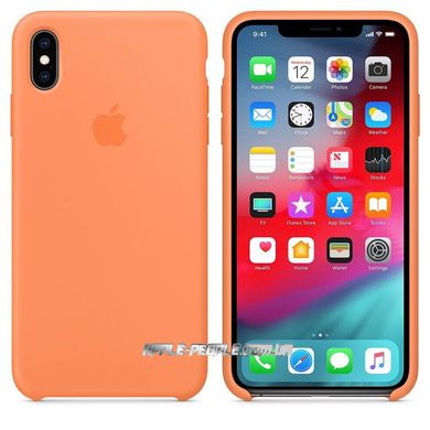 Силиконовый чехол-накладка для Apple iPhone XS Max Silicone Case Papaya (MVF72)