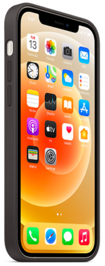 Силиконовый чехол Apple Silicone Case with MagSafe Black для iPhone 12 | 12 Pro (MHL73)