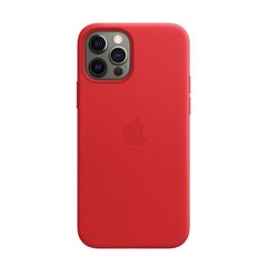 Кожаный чехол Apple Lather Leather Case with MagSafe (PRODUCT)RED (MHKJ3) для iPhone 12 Pro Max