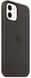 Силиконовый чехол Apple Silicone Case with MagSafe Black для iPhone 12 | 12 Pro (MHL73)