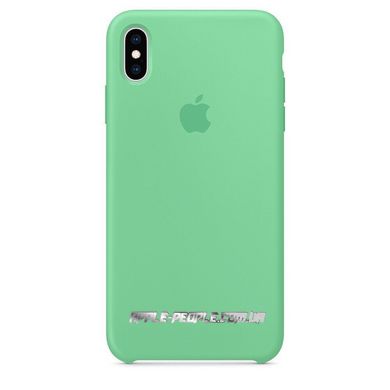 Силиконовый чехол-накладка для Apple iPhone XS Max Silicone Case Spearmint (MVF82)