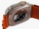 Apple Watch Ultra GPS + Cellular, 49mm Titanium Case with Orange Alpine Loop - Medium MQFL3