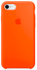 Силиконовый матовый чехол Apple для iPhone 8 / 7 Silicone Case - Spicy Orange (MR682LL/A)