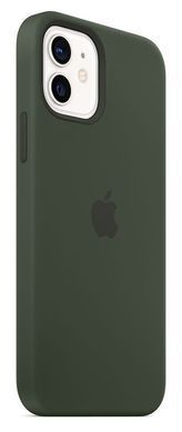 Силиконовый чехол Apple Silicone Case with MagSafe Cypress Green для iPhone 12 | 12 Pro (MHL33)
