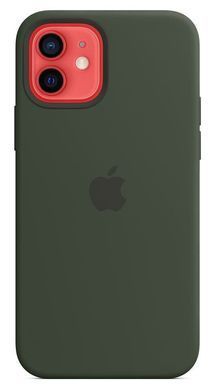 Силиконовый чехол Apple Silicone Case with MagSafe Cypress Green для iPhone 12 | 12 Pro (MHL33)