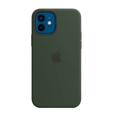 Cиликоновый чехол AnySmart Silicone Case MagSafe Cyprus Green для iPhone 12 mini (OEM)