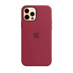 Силиконовый чехол AnySmart Silicone Case Plum для iPhone 12 Pro Max OEM (без MagSafe)