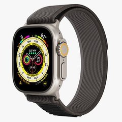 Apple Watch Ultra GPS + Cellular, 49mm Titanium Case with Green Alpine Loop - Medium MQFN3